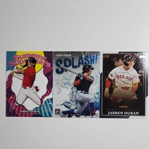 Jarren Duran 3 Card Baseball Lot